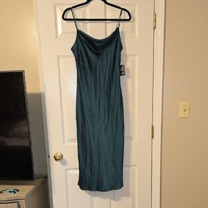 Express Teal Midi Dress